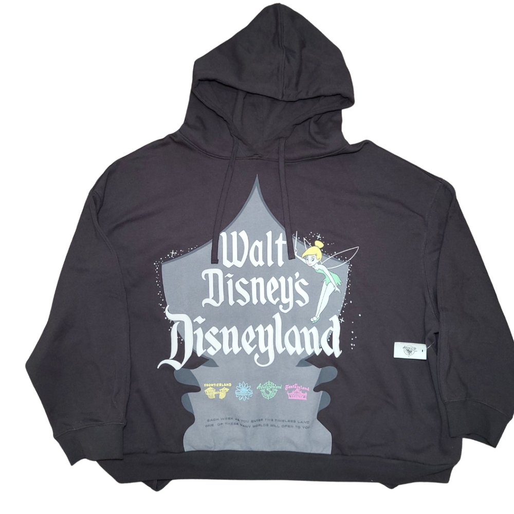 NWT Disneyland Tinkerbell Hoodie Womens 2X